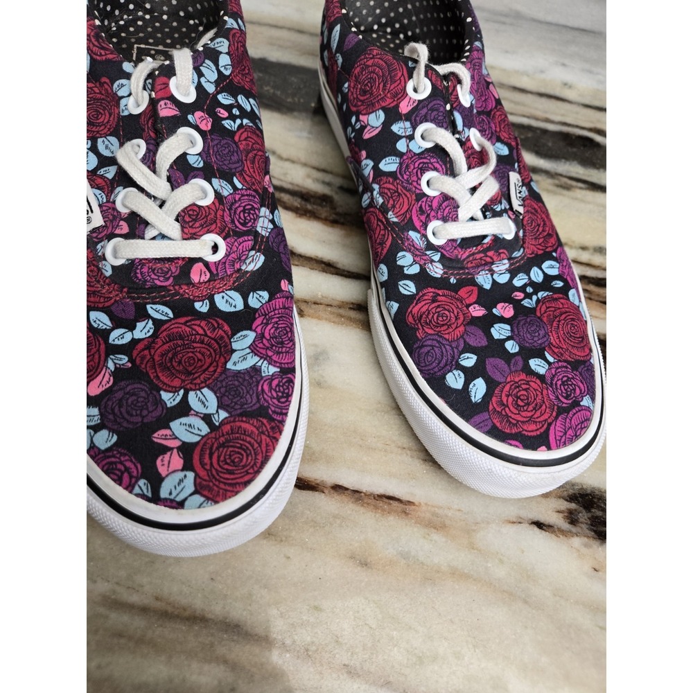 VANS DOHENY ROMANTIC‎ FLORAL Skate shoes sneakers women 10 Roses - Picture 2 of 9